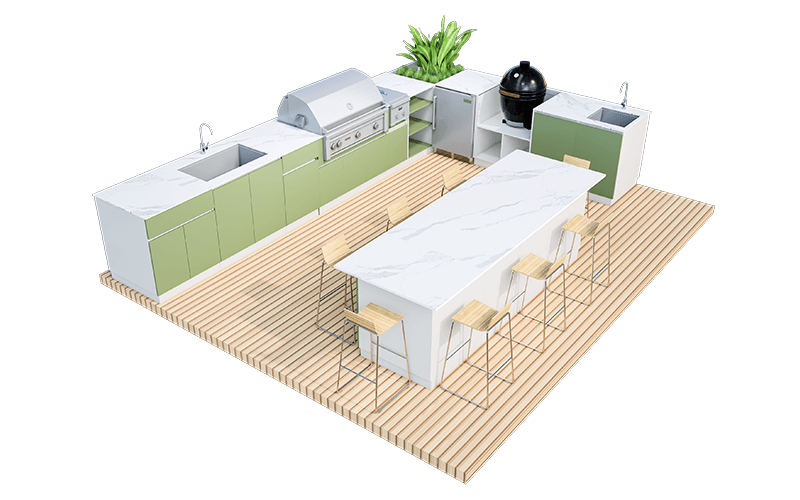 Outdoor Kitchen Island