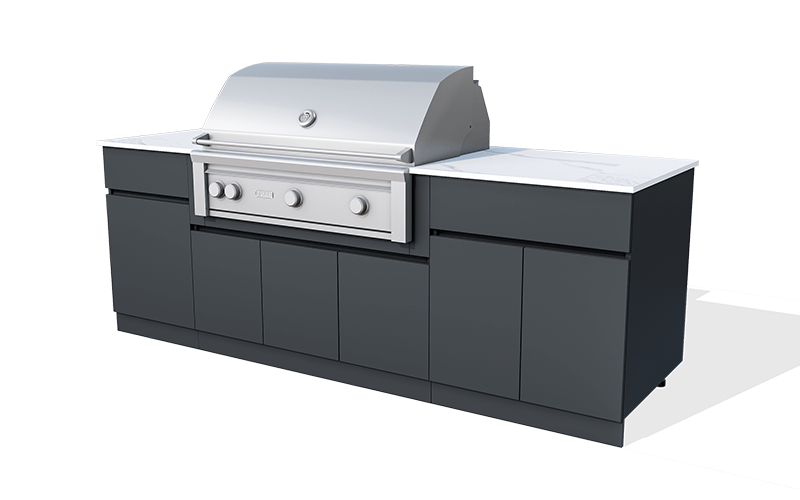 aluminum outdoor cooking station