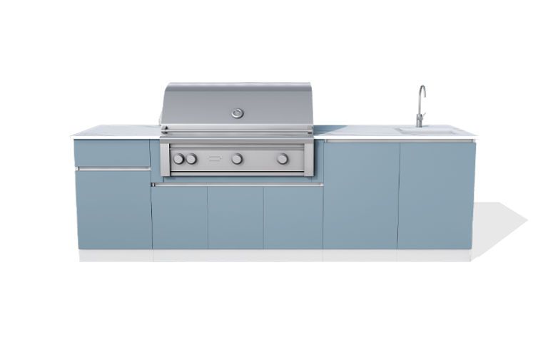 modular outdoor kitchen