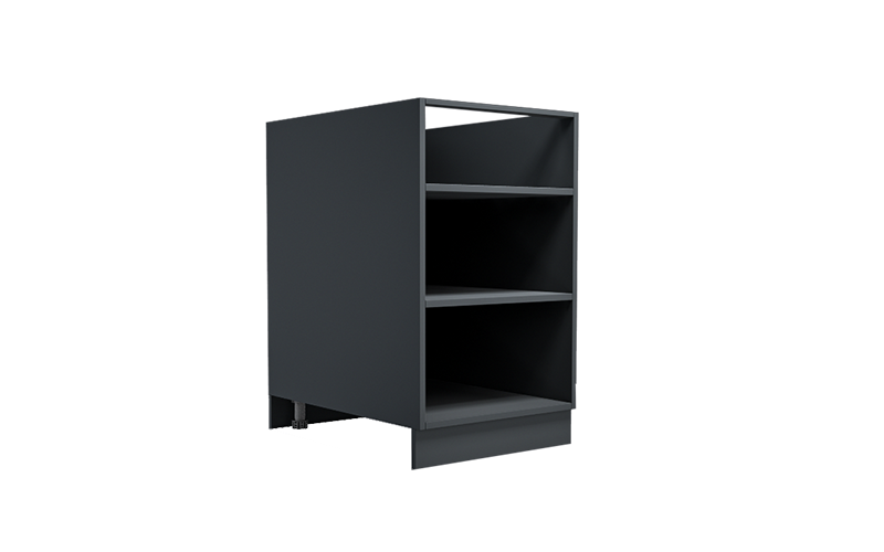 open shelf cabinet