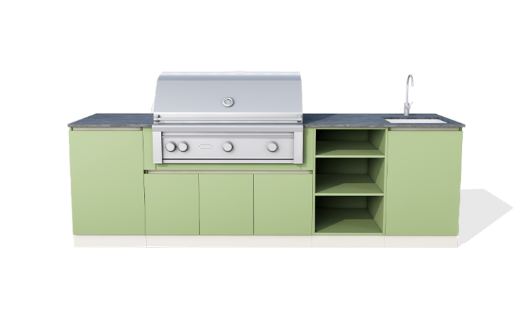 sage green kitchen cabinets