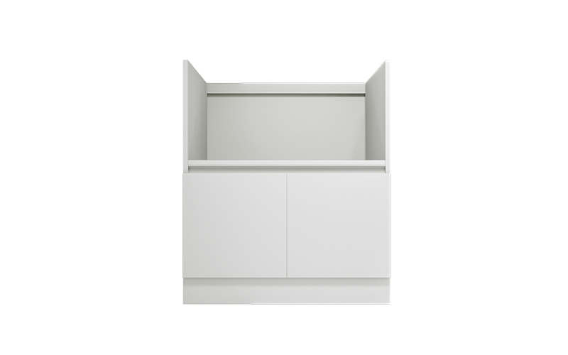 white kamado cabinet